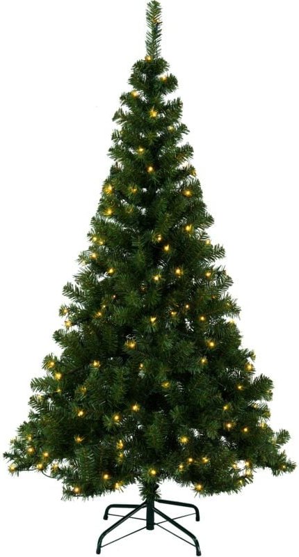 Eglo künstlicher Weihnachtsbaum 180 cm für innen und außen, naturgetreuer Tannenbaum mit LED-Beleuchtung warmweiß, Kunst...