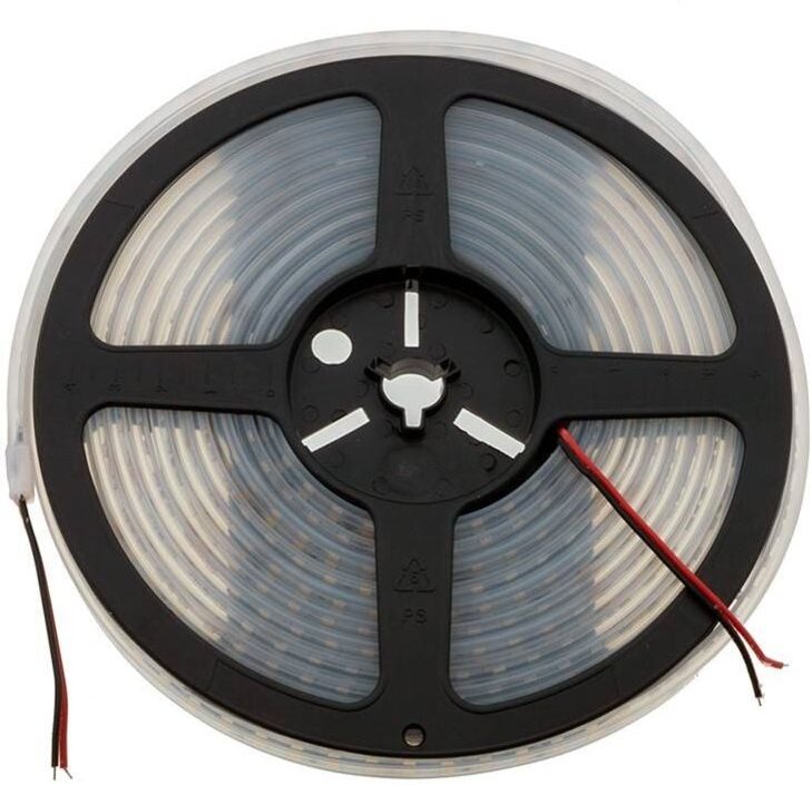 Led Streifen 24V dc einfarbig 18W/m 12mm IP67, 5 Meter