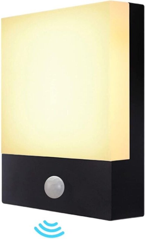 Vtizikl 18W Applique murale extérieure LED avec Éclairage extérieur détecteur mouvement Applique extérieure porche lampe...