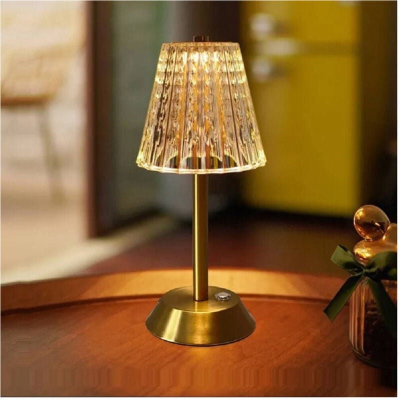 Trade Shop Traesio - Trade Shop - leuchte für die verteilung der krystalen tabellenbatterie dimerabil led lights -