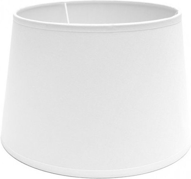 Fabrilamp - fab 157314001 Klarer Lampenschirm E27 Weiß 40dx30dx26h Offen Konisch