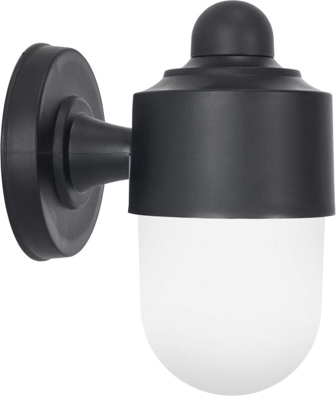 Wandleuchte Alan in Schwarz für E27-Leuchtmittel