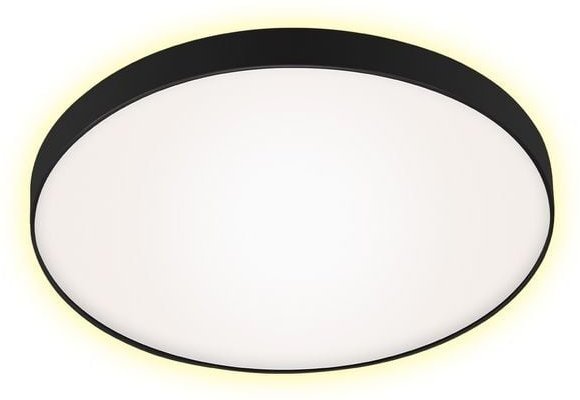 Led Deckenleuchte Hintergrundbeleuchtung 12 w weiß-schwarz Metall Briloner