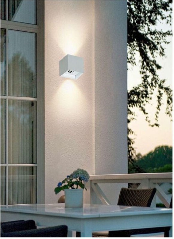 Thumbnail - Trade Shop Traesio - Trade Shop - anwendung zu parete 52 led 22 w für external double emission luminosa IP65 ES66-B -