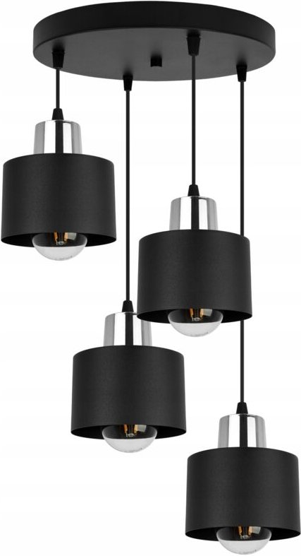 Moderne Deckenhängelampe Schwarze Led-Lampe