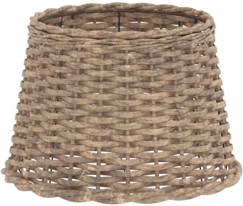 Lampenschirm Braun Ø40x26 cm Korbweide Vidaxl
