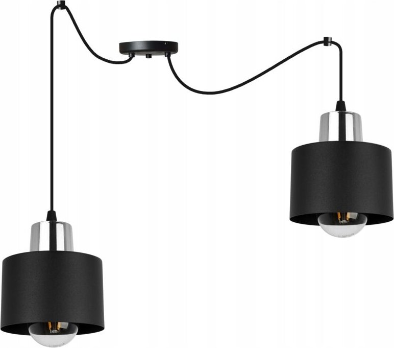 Moderne Deckenhängelampe Schwarze Led-Lampe