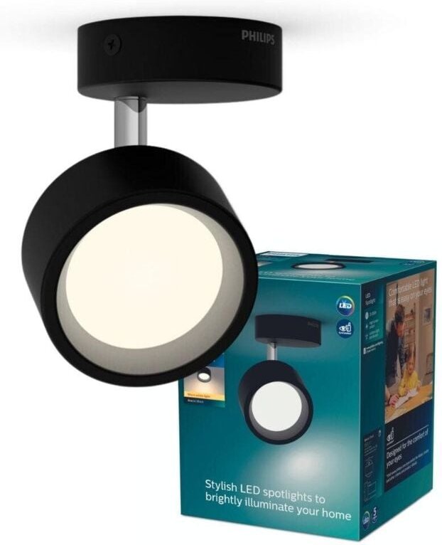 Beleuchtung - Spotleuchte, 2700 k, 5,5 w, schwarz 929003299001 - Philips