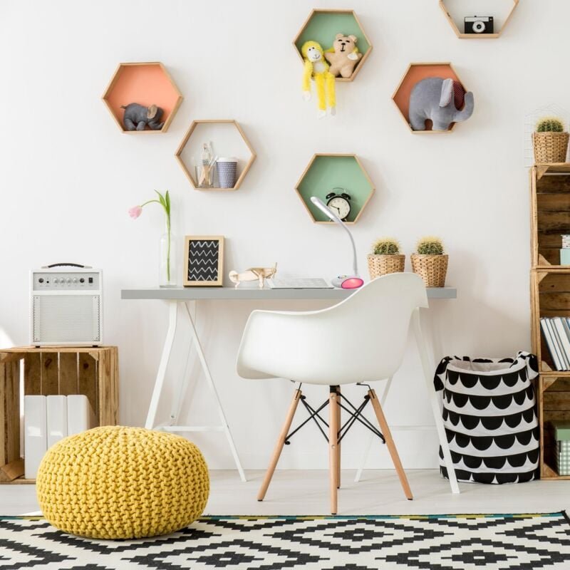 Aje-venus rgb color white 5w Tischlampe - Tischlampen (Farbe weiß, Kinderzimmer, Studie, ce, rohs, led, ac). - Activejet