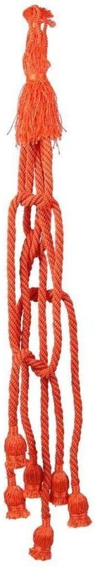 E27-Sockel-Seil-Kronleuchter, Nylonseil-Pendelleuchte 85-260V Vintage-Landhausstil, Wohnzimmer, Balkon, Restaurant (6 Le...