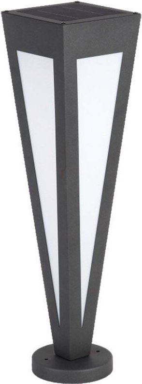 Thumbnail - V-tac - 2W 635cm Solar led Garten Stehleuchte mit Fernbedienung, Schwarz, Warmweiß, IP65