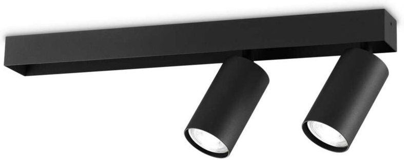 Profilo 2-flammiger Twin-Deckenstrahler in Schwarz - Ideal Lux
