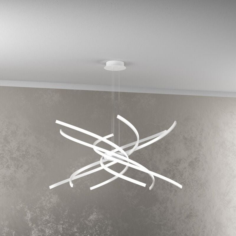 Moderner LED-Kronleuchter Top Light Tornado 69W 4450LM 1163/S80 Brüniertes Gold