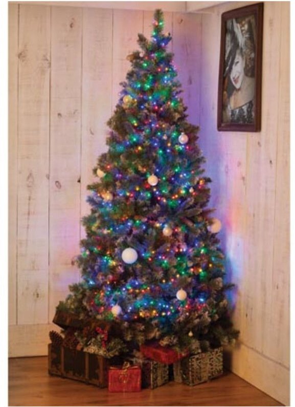 Straightlight LED - 16 m - 750 bunte Lampen - grüner Draht - 24 V