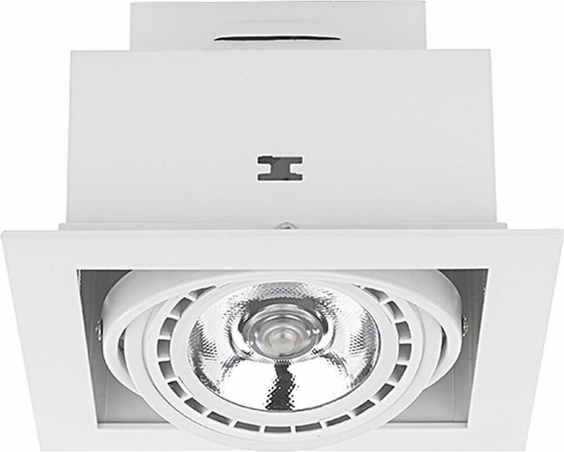 Strahler Einbau Metall Weiß