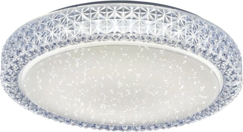 Leuchten Direkt - led 22 Watt Decken Leuchte rund Kristalle Sternen Himmel Beleuchtung 14371-00