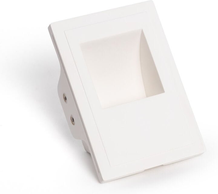 Wandleuchte Pladur-/Gipseinbau für MR11 LED-Glühbirnen Schnitt 103x148 mm Weiß