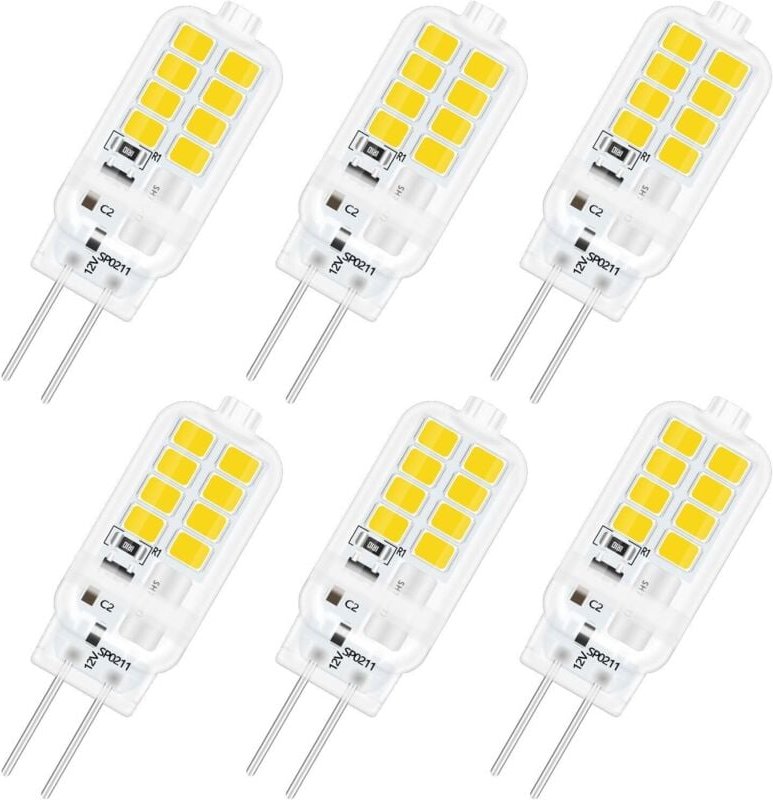 Lablanc - G4 LED-Glühbirne 12 v 3 w, nicht dimmbar, 16 smd 300 lm Neutralweiß 4000 k, entspricht 25 w G4-Halogenglühbirn...