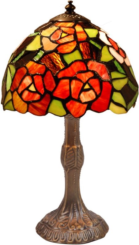 Foma Tischlampe mit Schirm, 20 cm Durchmesser, Serie New York