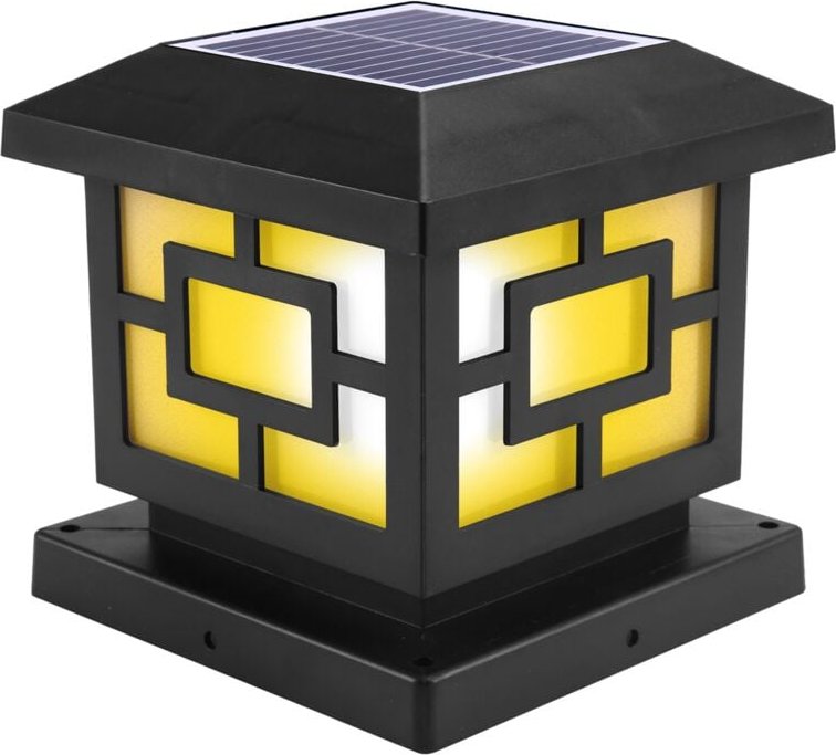 Solar-Säulenleuchten für den Außenbereich, Wand- und Gartenbeleuchtung