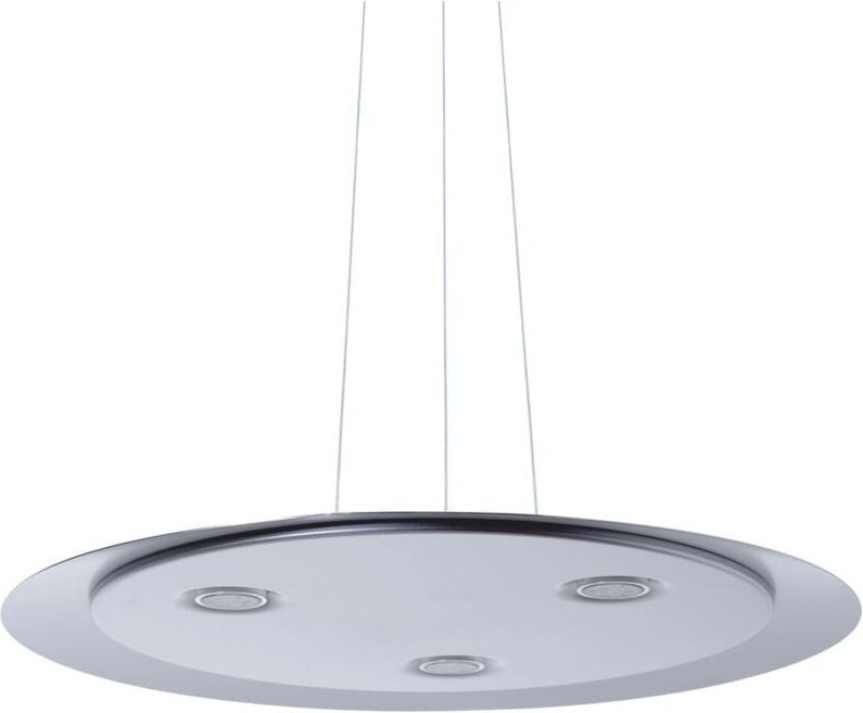 Hängeleuchte led Pendellampe Esszimmer Pendelleuchte Wohnzimmerlampe, aus Metall chromfarben, 3x led 7,5W 350Lm warmweiß...