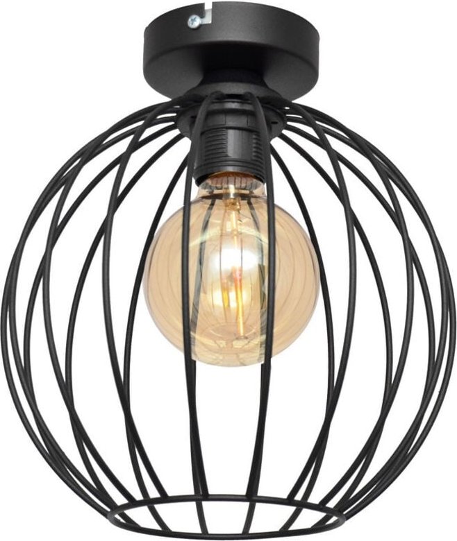 Helam MERCURE Halbbündiges Licht Schwarz 24cm