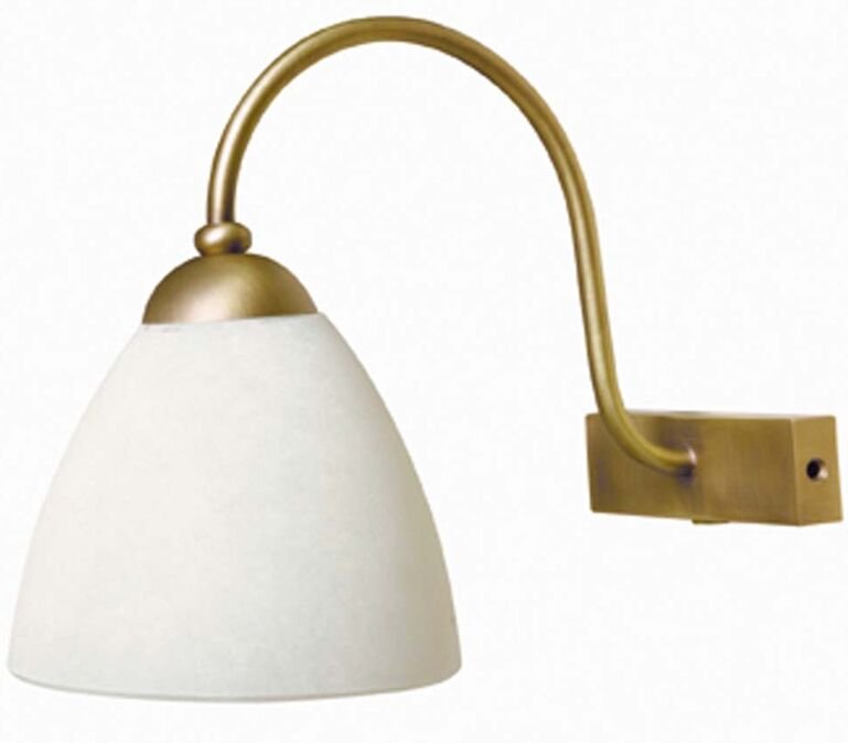 Wandleuchte Flurlampe Wohnzimmerleuchte gold weiß Schlafzimmerlampe E27 H 155 cm