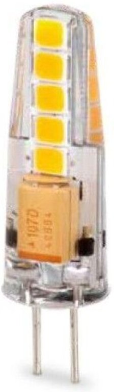GSC - SMD-LED-Glühbirne G4 (1,8W 3000K 185lm) 12V IP22 Ø10x37mm transparente Farbe