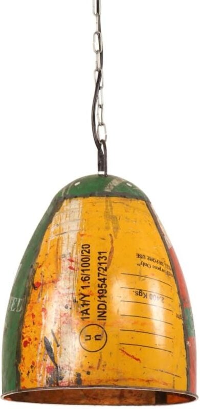 Hängelampe Industrie-Stil 25 w Mehrfarbig Rund 32 cm E27 Vidaxl