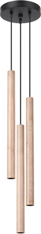 MOSS 3 G9 Hängelampe Holz LUMILO 12.477.68