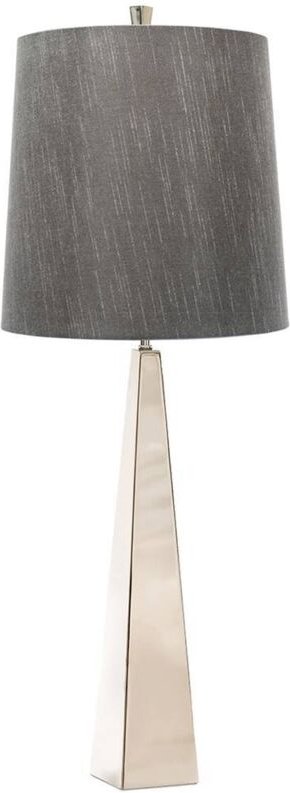 Ascent - 1 Leuchttischlampe aus poliertem Nickel, E27 - Elstead