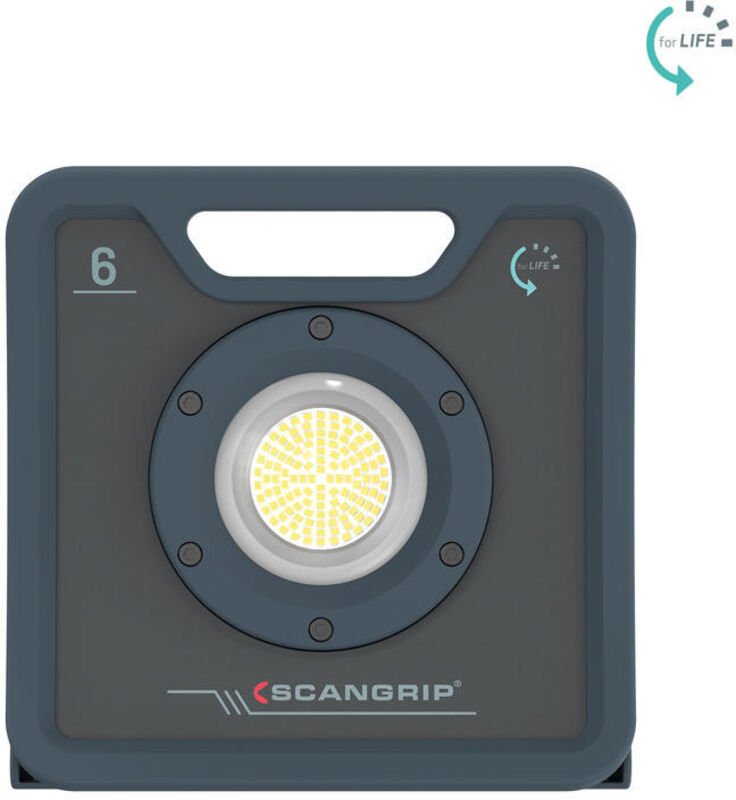 Scangrip - LED-Strahler nova 6 41 w 600-6000 lm 5m H07RN-F 3G1mm² IP67