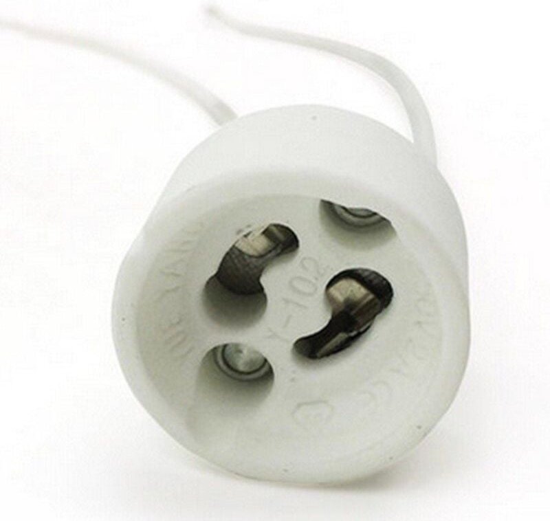 Silver Electronics - Lampenfassung GU10 Ceramic Cable 150mm (Preis von 50 Stück)