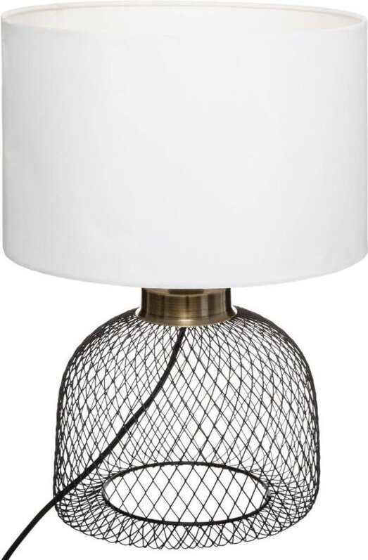 Tischlampe EMIE, mit weißem Lampenschirm