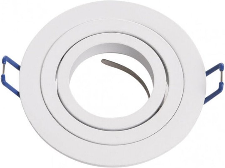 Fabrilamp - fab 14348RE01 Vertieft Vertieft Verstellbar Cenote 1xgu10 Rund White 2x9,2x9,2 Cm 8 De Cut.w/Portalampara