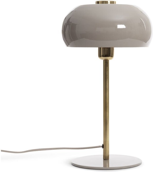 Tischlampe Metall Bhavin Taupe