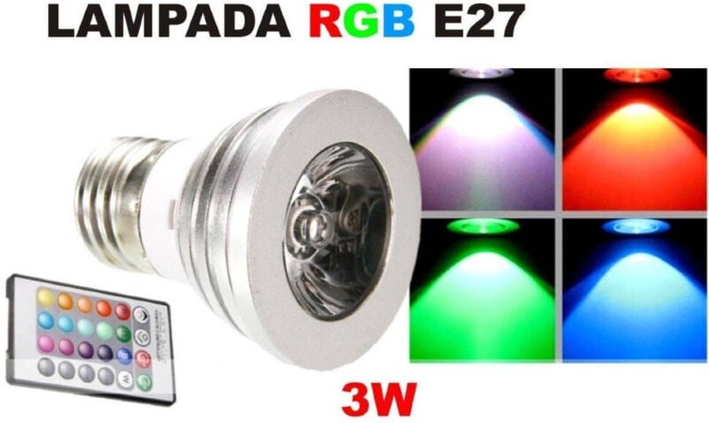 Trade Shop Traesio - Trade Shop - led-spotlight rgb programmierbar multicolor E27 GU10 E14 MR16 mit fernbedienung -