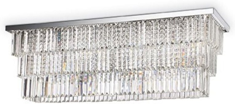 Ideal Lux Martinez - 8 Licht Deckenleuchte Chrom