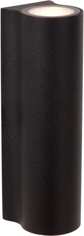 Lucide AKRA - Wandleuchte Innen/Außen - LED - 2x6,5W 2700K - IP54 - Schwarz
