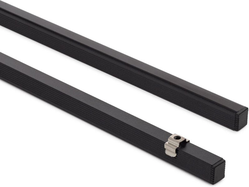 Thumbnail - Ledkia - Aluminiumprofil Aufbau Mini für led Streifen bis 6 mm mit durchgehender Abdeckung Schwarz 2 m Schwarz transluze...