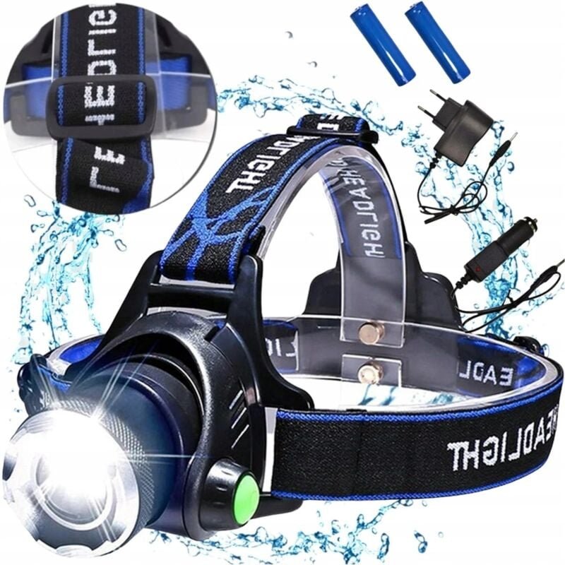 XA121 LED-Scheinwerfer Zoom CREE XML T6 Scheinwerfer Power Akku + Ladegerät