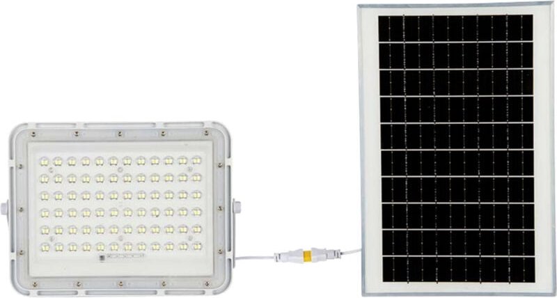 VT-120W 7844 LED-Flutlichtstrahler, Solarmodul 15 w Neutralweiß Weiß - V-tac