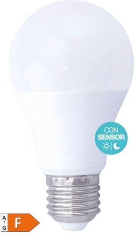 GSC - Standard-LED-Glühbirne mit Dämmerungssensor 9W E27 6000K