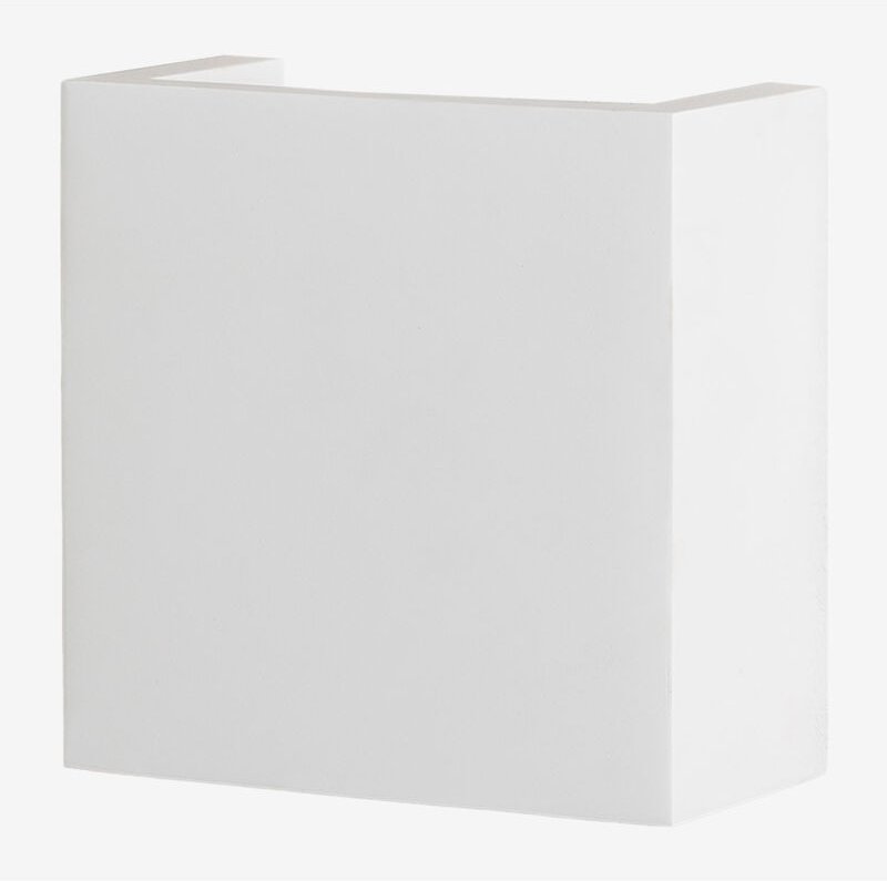 LED-Wandlampe aus Gips Gadea Weiss - Sklum