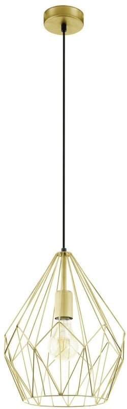 Eglo - Pendelleuchte Carlton gold ø 31 cm E27 Deckenlampen & Kronleuchter
