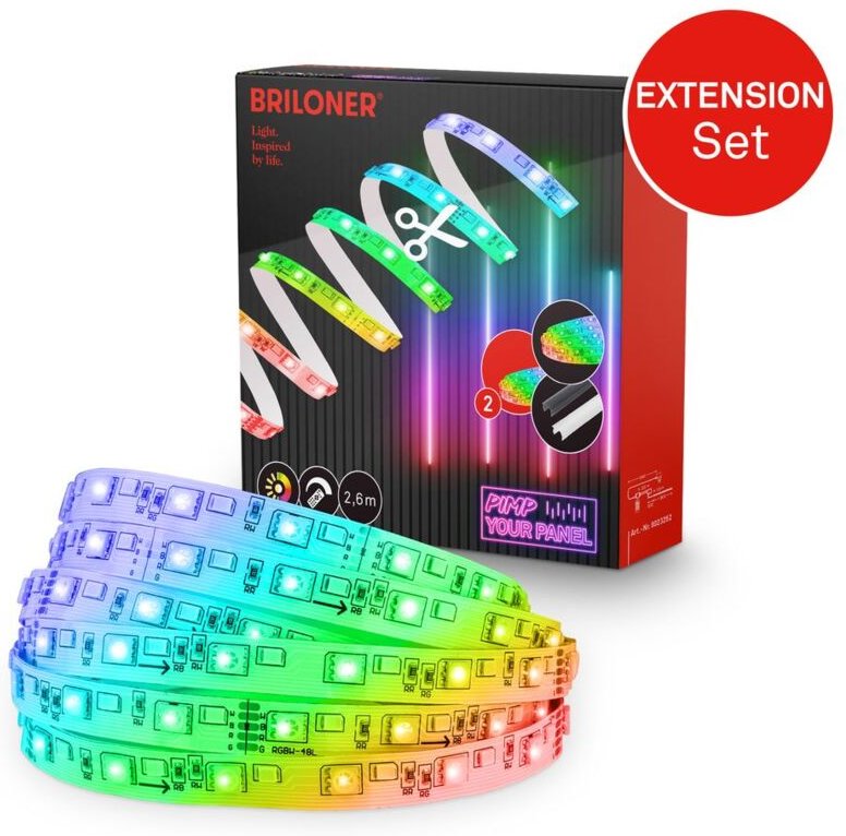 Thumbnail - Briloner - Pimp your Panel Erweiterungsset led Stripe rgb Leiste Wohnzimmer Zubehör Paneele