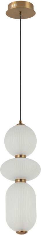 NICO LED-Hängeleuchte Schwarz ITALUX PND-8545-3-AB-WH