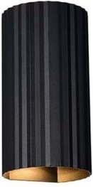 Wandleuchte Wandlampe Wohnzimmerlampe 2 flammig schwarz GU10 H 18 cm