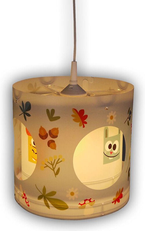 Niermann - led Kinderzimmer Dreh-Pendelleuchte Lampenschirm drehend Motiv Zanimo