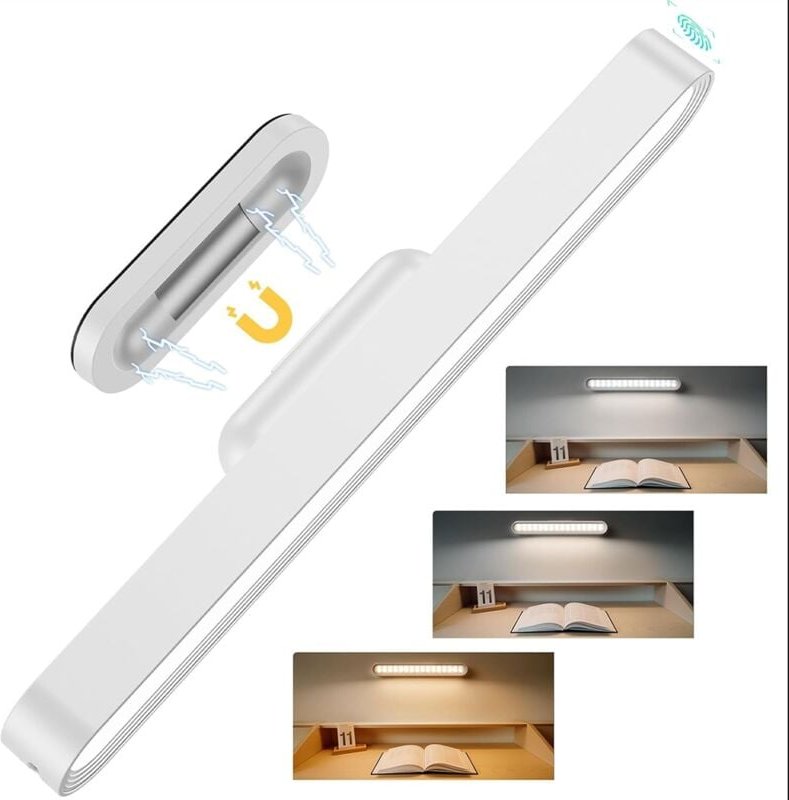 Schrankbeleuchtung, wiederaufladbare Spiegelleuchte, 3-farbige, magnetisch dimmbare Schrankleuchte mit 28 LEDs, kabellos...